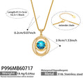 Ocean‑Blue Glass Zircon / 5cm