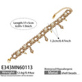 Gold Shell Pearl Bracelet - 17 + 5 cm / 17+5cm