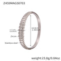 Z459 Steel Zircon Bracelet