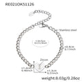 Bracelet / Silver / I