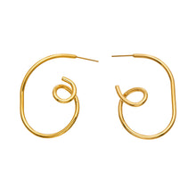316L Stainless Steel 18K PVD Gold Spiral Hoop Earring made with 316L stainless steel and 18K PVD gold finish for wholesale jewelry buyers - image 11