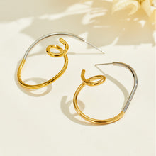 316L Stainless Steel 18K PVD Gold Spiral Hoop Earring made with 316L stainless steel and 18K PVD gold finish for wholesale jewelry buyers - image 15