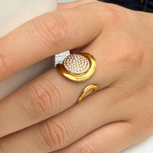 316L Stainless Steel 18K PVD Gold Spiral Open Ring made with 316L stainless steel and 18K PVD gold finish for wholesale jewelry buyers - image 12