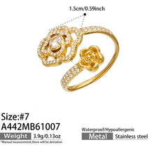 316L Stainless Steel 18K PVD Gold Spiral Open Ring made with 316L stainless steel and 18K PVD gold finish for wholesale jewelry buyers - image 15