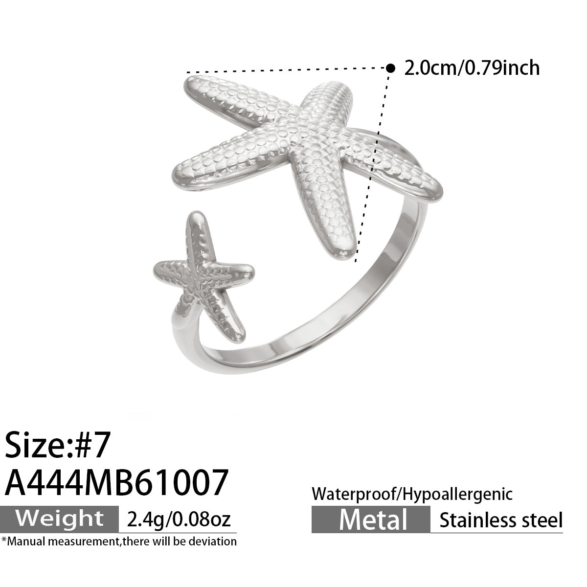316L Stainless Steel 18K PVD Gold Spiral Open Ring made with 316L stainless steel and 18K PVD gold finish for wholesale jewelry buyers - image 17