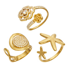 316L Stainless Steel 18K PVD Gold Spiral Open Ring made with 316L stainless steel and 18K PVD gold finish for wholesale jewelry buyers - image 19