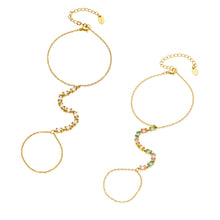 316L Stainless Steel 18K PVD Gold Square Zircon Bracelet made with 316L stainless steel and 18K PVD gold finish for wholesale jewelry buyers - image 10