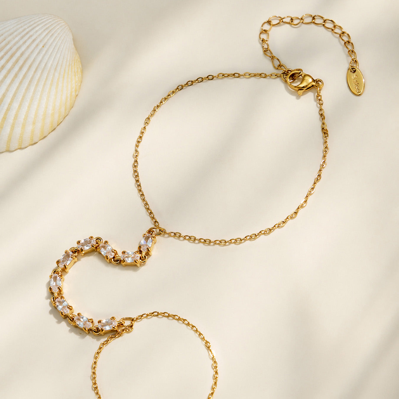 Elegant Gold Bracelet featuring Multi-color Zircon Stones