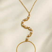 316L Stainless Steel 18K PVD Gold Square Zircon Bracelet made with 316L stainless steel and 18K PVD gold finish for wholesale jewelry buyers - image 4