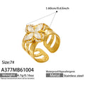 Four-Petal Flower / Gold