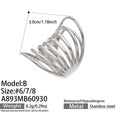 Design B / Silver / 6