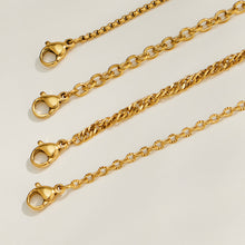 Stainless steel cross necklace chain details
