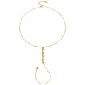 316L Stainless Steel 18K PVD Gold Star Zircon Pendant Necklace