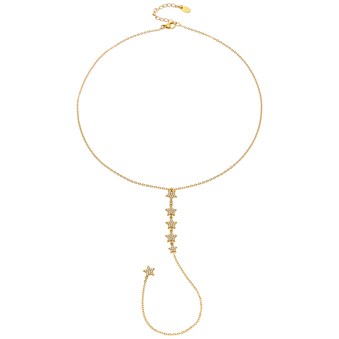 Star zircon pendant necklace showcasing exquisite design