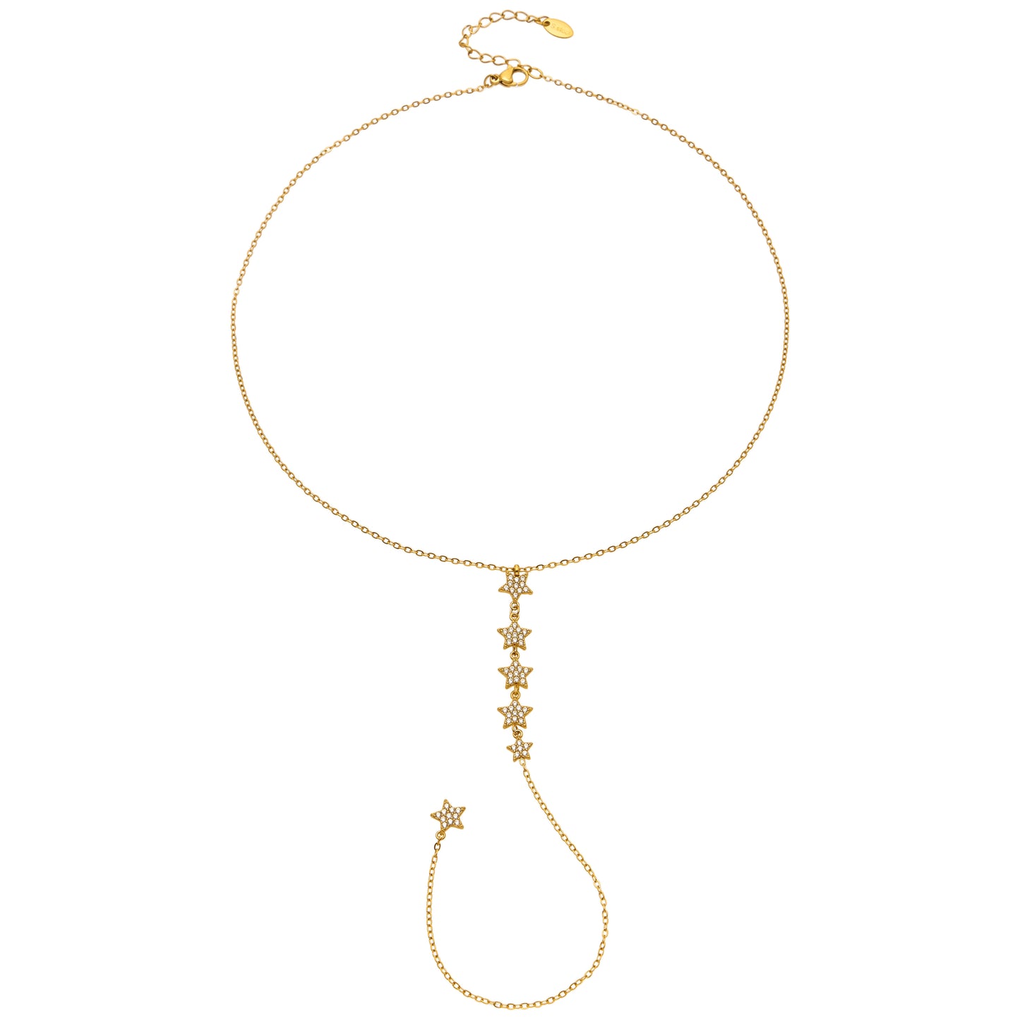 Star zircon pendant necklace showcasing exquisite design