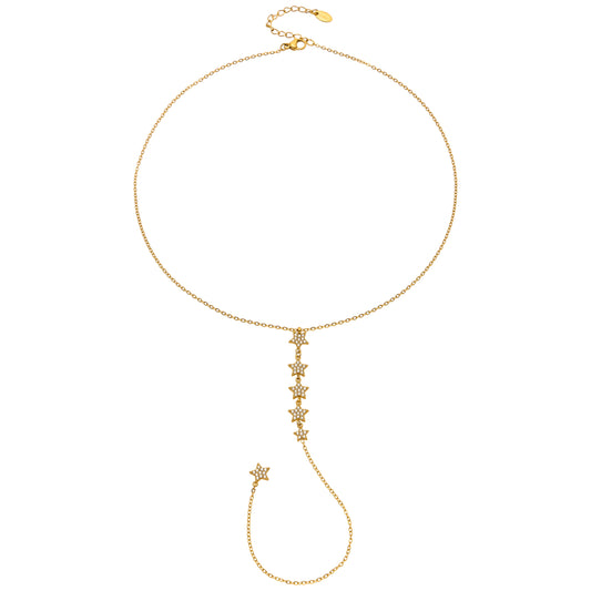Star zircon pendant necklace showcasing exquisite design