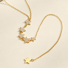 316L Stainless Steel 18K PVD Gold Star Zircon Pendant Necklace made with 316L stainless steel and 18K PVD gold finish for wholesale jewelry buyers - image 3