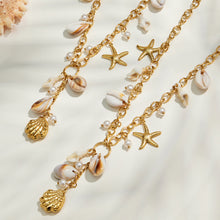 316L Stainless Steel 18K PVD Gold Starfish Pearl Necklace made with 316L stainless steel and 18K PVD gold finish for wholesale jewelry buyers - image 9