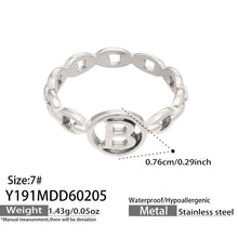 316L Stainless Steel 18K Gold PVD Minimalist Geometric Openwork Ring - premium jewelry aesthetic