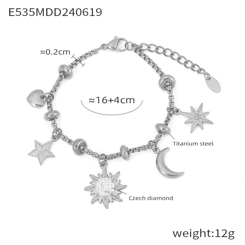 316L Stainless Steel 18K Gold PVD Vintage Box Chain Bracelet - exquisite craftsmanship detail