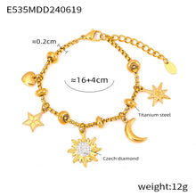 316L Stainless Steel 18K Gold PVD Vintage Box Chain Bracelet - premium jewelry aesthetic