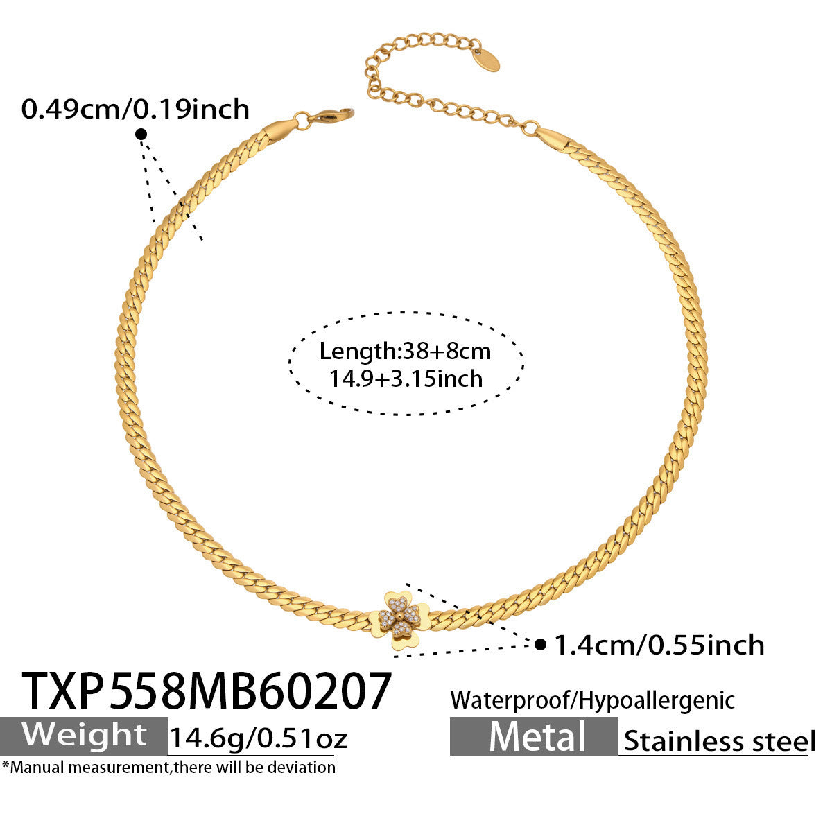 316L Stainless Steel CZ Double Layer Floral Jewelry Set - luxury texture close up