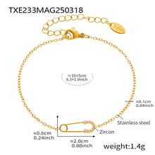 316L Stainless Steel CZ Layered Paperclip Jewelry Set - elegant lifestyle look
