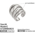A720-C – Steel Hollow Open Ring / Size 6