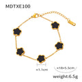 Gold Bracelet / Black