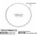 Necklace / Mariner Link Steel / 12cm