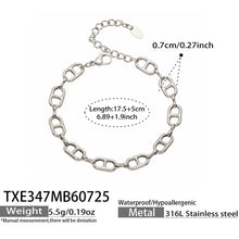 Polished steel mariner link bracelet dimensions, clasp and extender guide