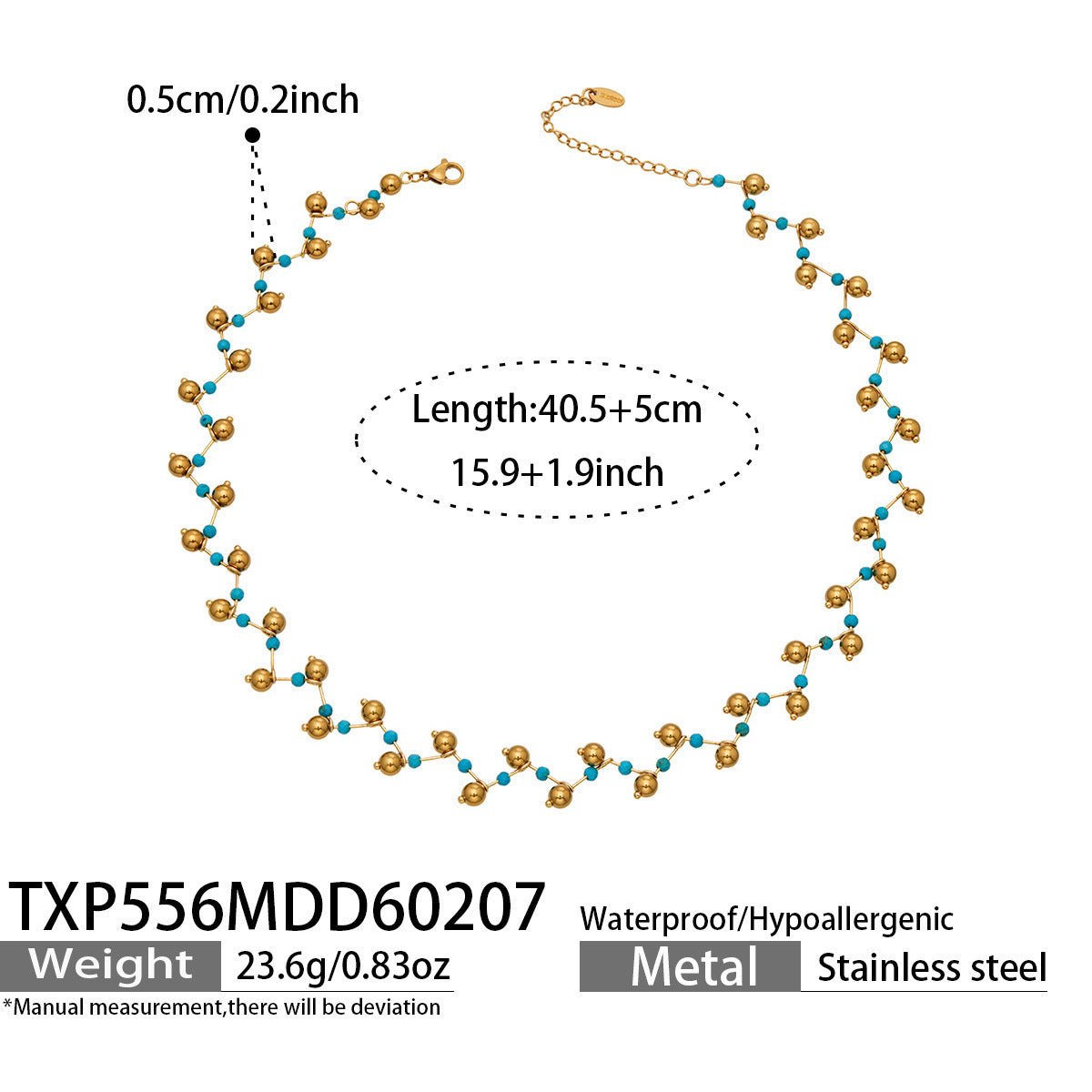 316L Stainless Steel Natural Stone Faceted Crystal Jewelry Set - sophisticated side angle