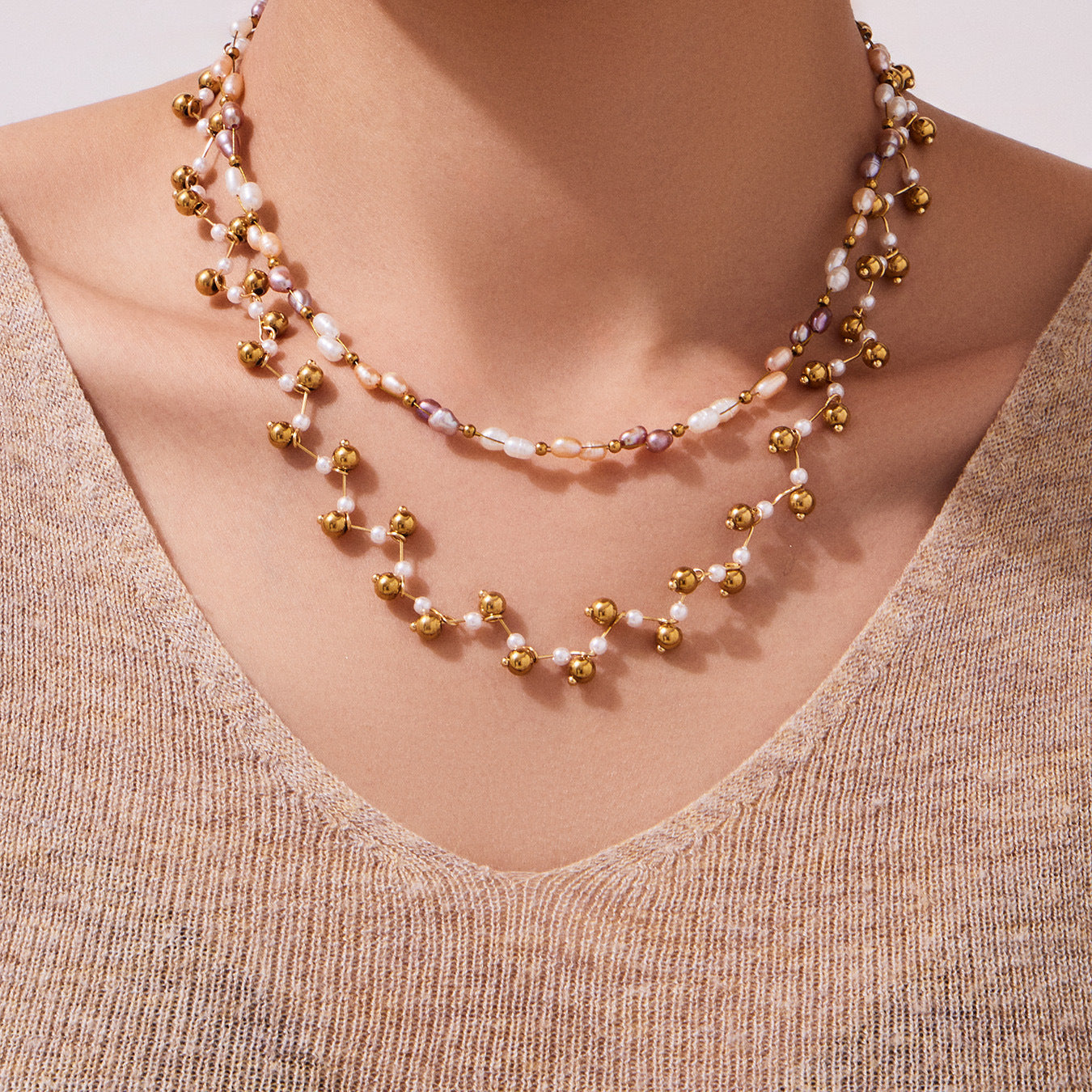 316L Stainless Steel Natural Stone Faceted Crystal Jewelry Set - premium jewelry aesthetic