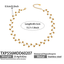 316L Stainless Steel Natural Stone Faceted Crystal Jewelry Set - exquisite craftsmanship detail