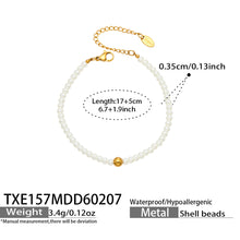 316L Stainless Steel Pearl Beaded Jewelry Set - premium jewelry aesthetic