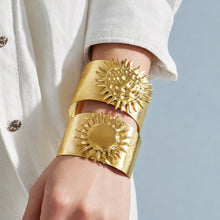 316L Stainless Steel 18K PVD Gold Sun Bangle made with 316L stainless steel and 18K PVD gold finish for wholesale jewelry buyers - image 3