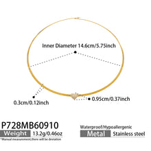 316L Stainless Steel 18K PVD Gold Tassel Necklace and Choker Collection made with 316L stainless steel and 18K PVD gold finish for wholesale jewelry buyers - image 13