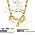 Bear Zircon Gold / 5cm