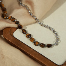 Elegant 316L stainless steel tiger eye bracelet