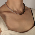 Necklace / Steel Tiger's Eye / 40cm