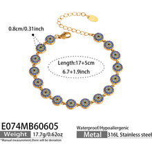 316L Stainless Steel 18K PVD Gold Turquoise Ocean Bracelet made with 316L stainless steel and 18K PVD gold finish for wholesale jewelry buyers - image 6