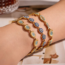 316L Stainless Steel 18K PVD Gold Turquoise Ocean Bracelet made with 316L stainless steel and 18K PVD gold finish for wholesale jewelry buyers - image 8