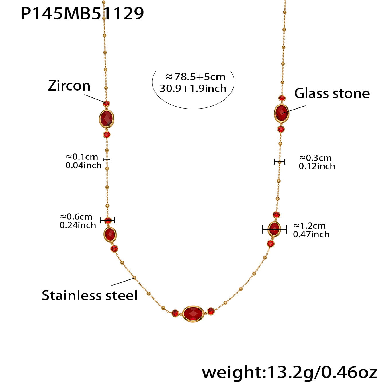 tx506 green zirconia earrings waterproof