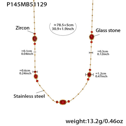 tx506 green zirconia earrings waterproof
