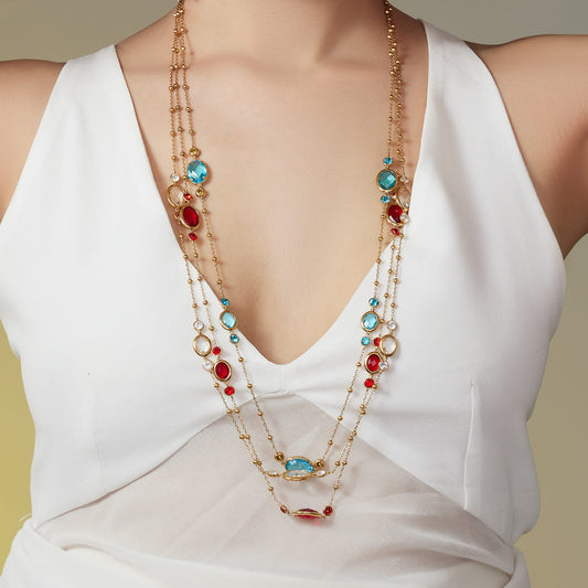 tx506 zirconia bracelet gold plated