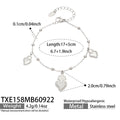 Bracelet / Heart / Steel Tone