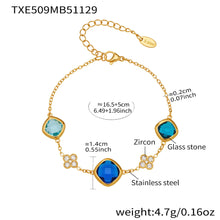 316L Stainless Steel Glass Stone Jewelry Set | Wholesale