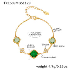 316L Stainless Steel Glass Stone Jewelry Set | Wholesale
