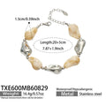 TXE600 – Bracelet / Brown Resin Steel / 20+5 cm