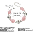 TXE600 – Bracelet / Pink Resin Steel / 20+5 cm